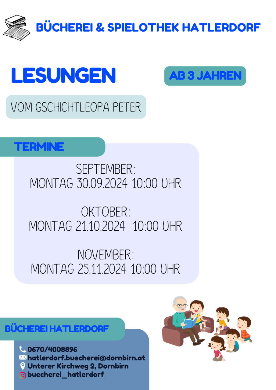 Lesung Kinder Flyer