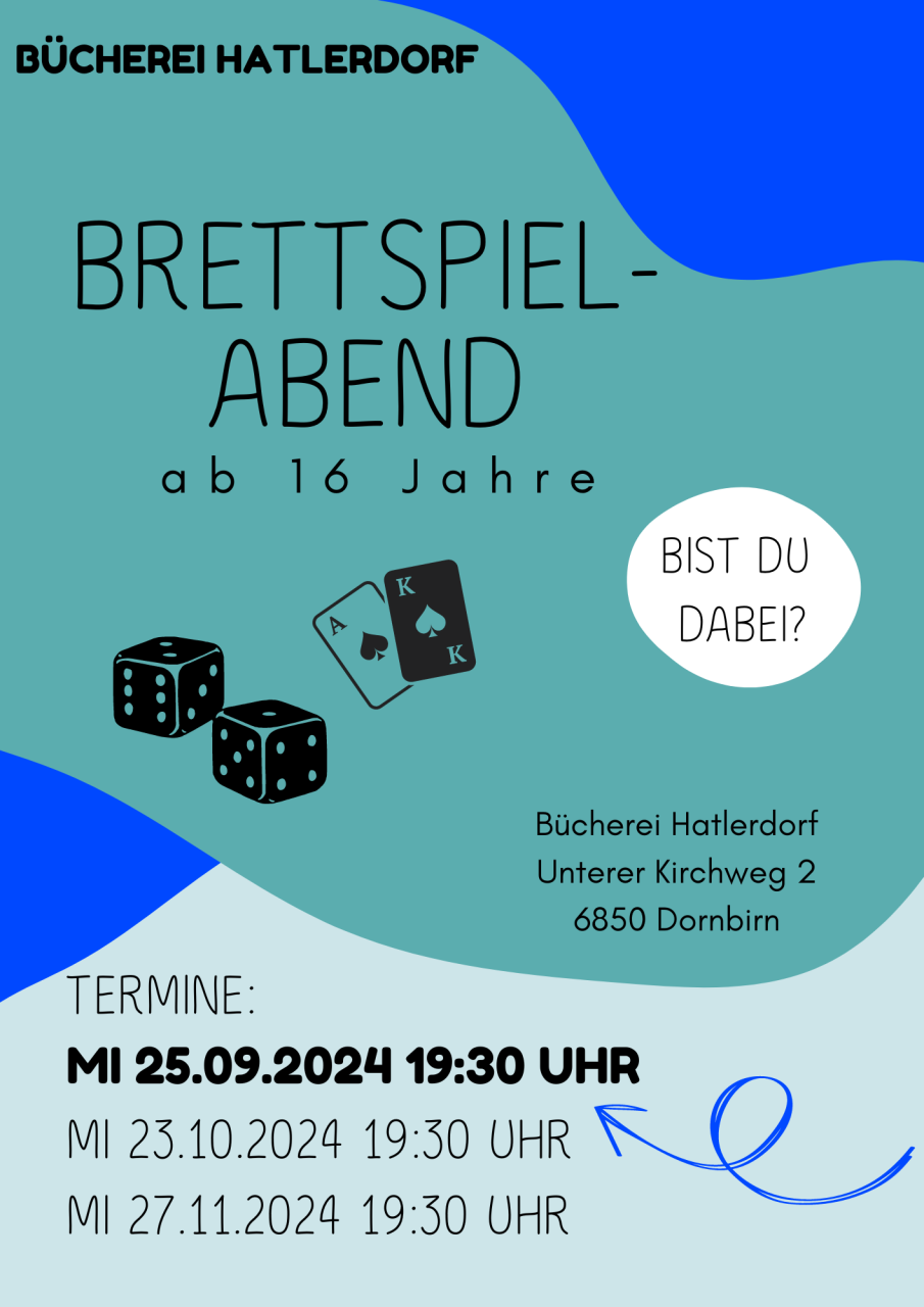 Brettspielabend Flyer