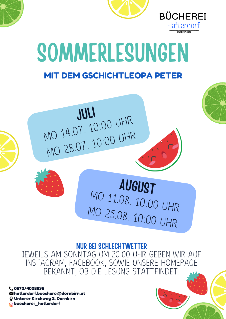 Sommerlesungen