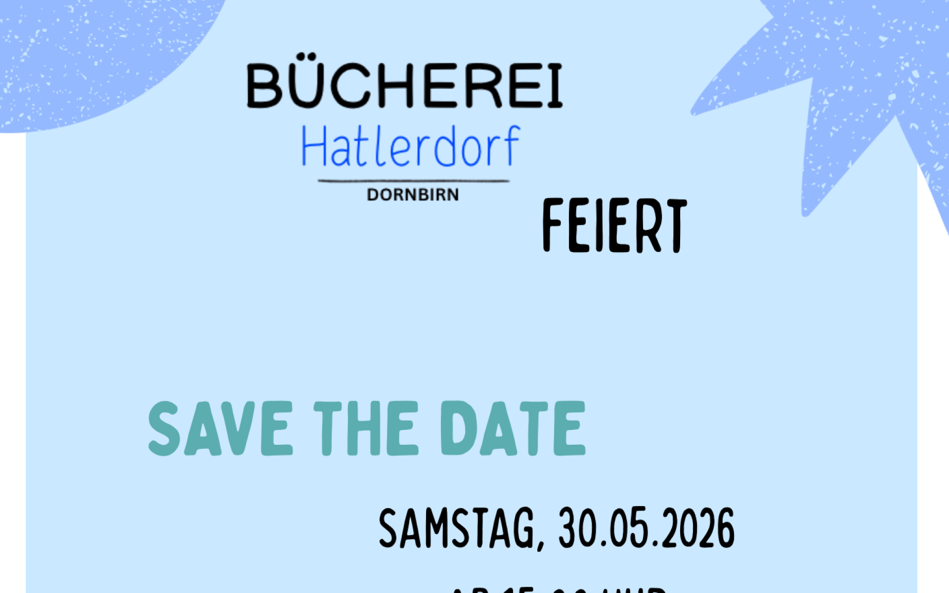 Bücherei Hatlerdorf feiert Flyer