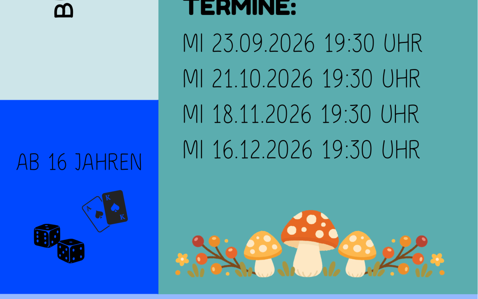 Brettspielabend Flyer