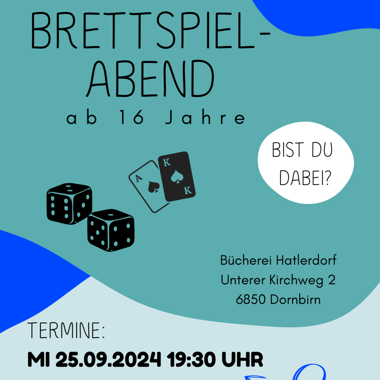 Brettspielabend Flyer